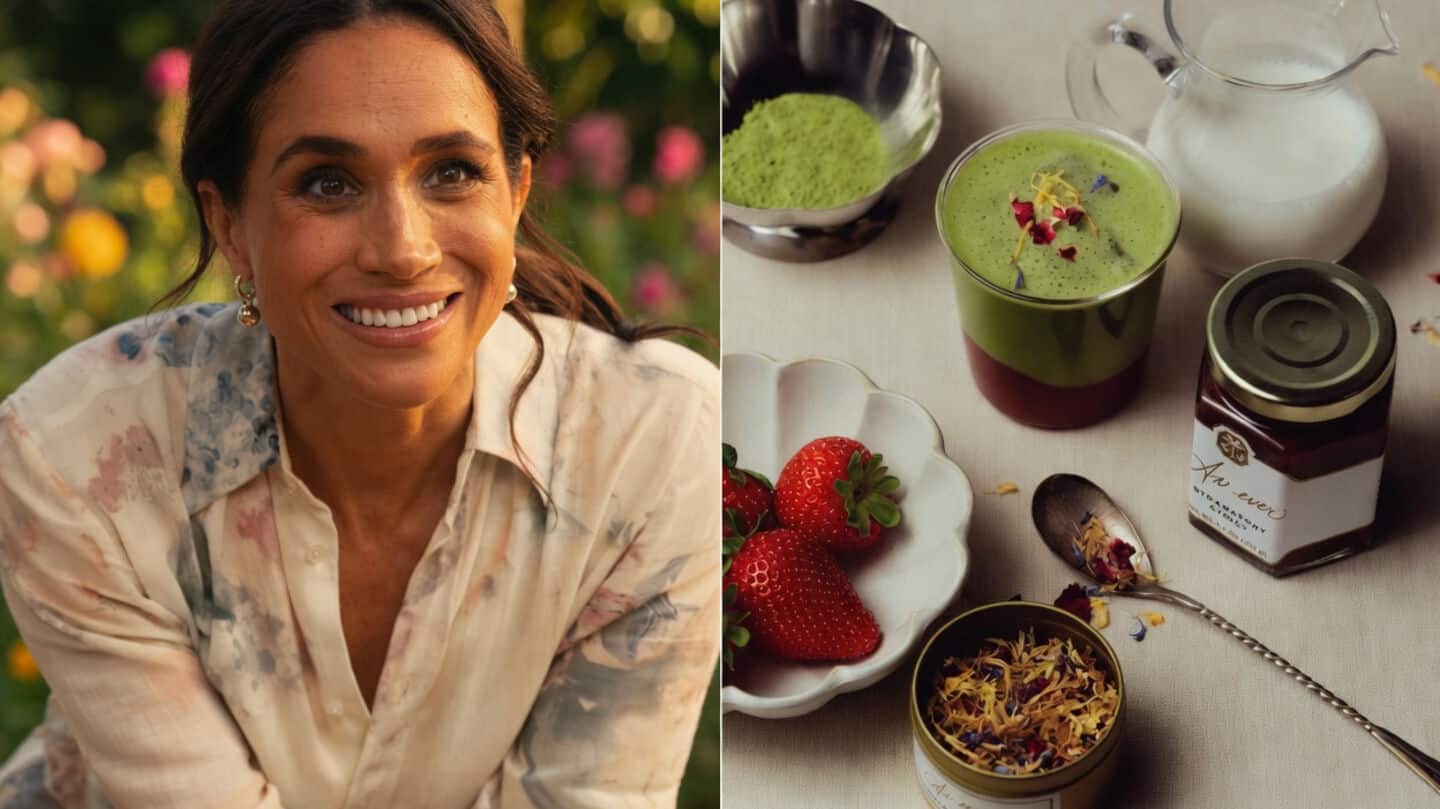 Meghan Markle's Clevr Blends Strawberry Matcha Set flies off shelves
