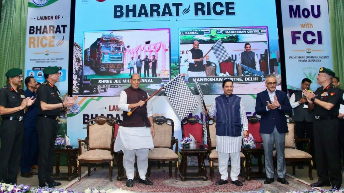 Indian Army launches Bharat Rice for Ladakh and Northeast depots