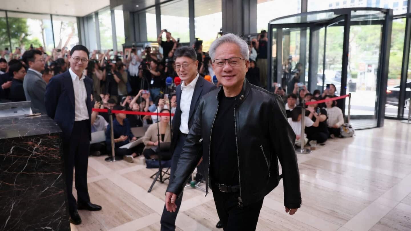 NVIDIA signs AI partnerships during Jensen Huang's South Korea visit