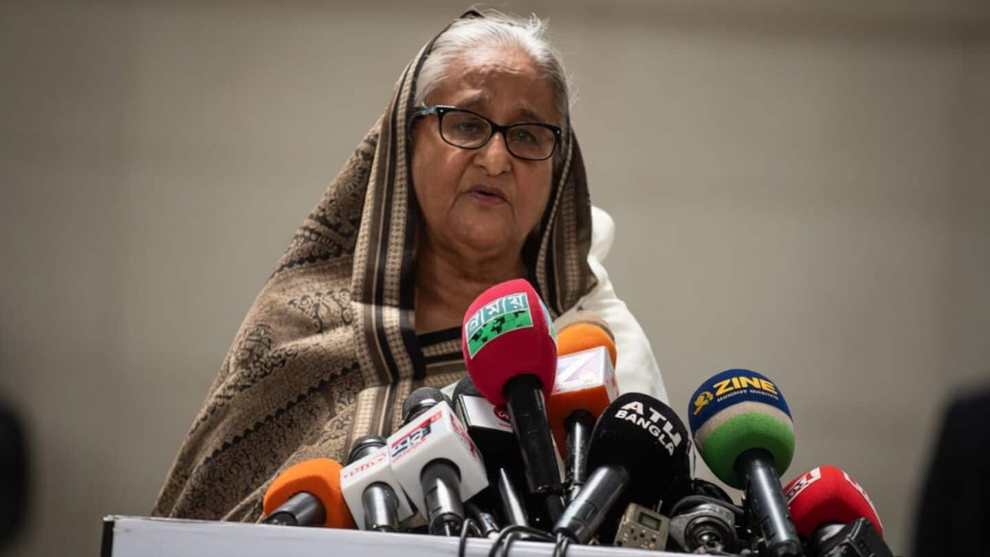 MEA: India not involved in Sheikh Hasina Delhi press conference