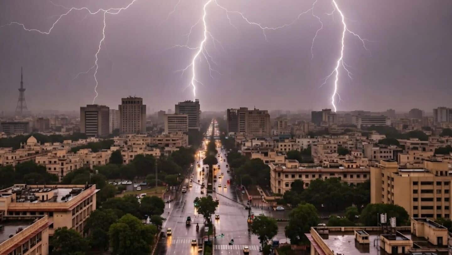IMD warns of thunderstorms, 50km/h winds in Delhi NCR