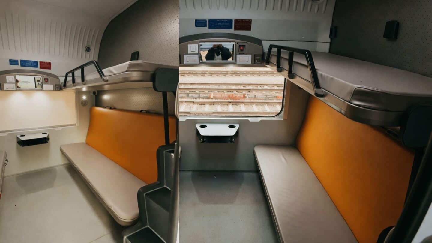 First AC sleeper coach for Mumbai Bengaluru Vande Bharat revealed