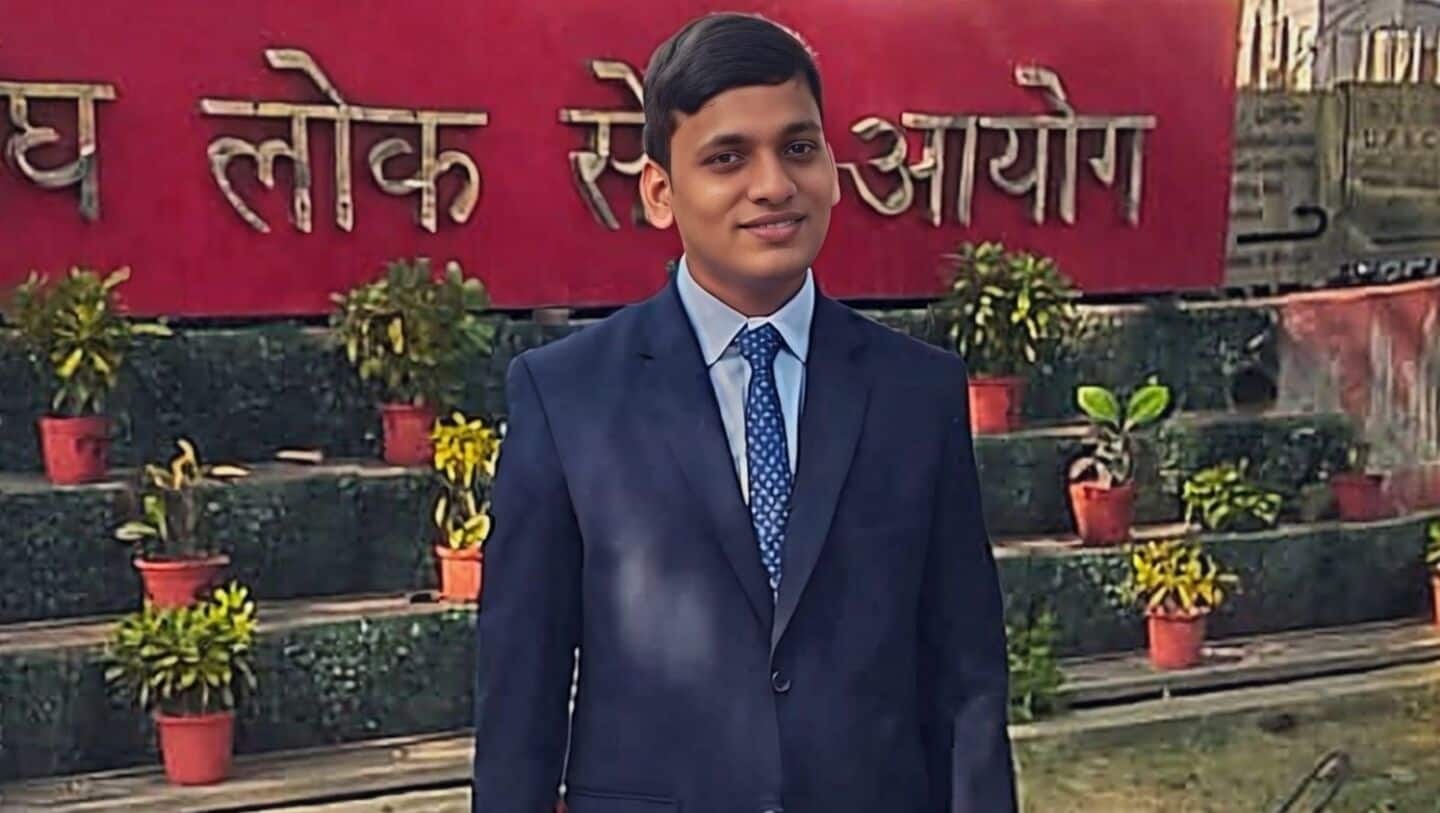 'Never give up': Visually impaired youth ranks 20th in UPSC