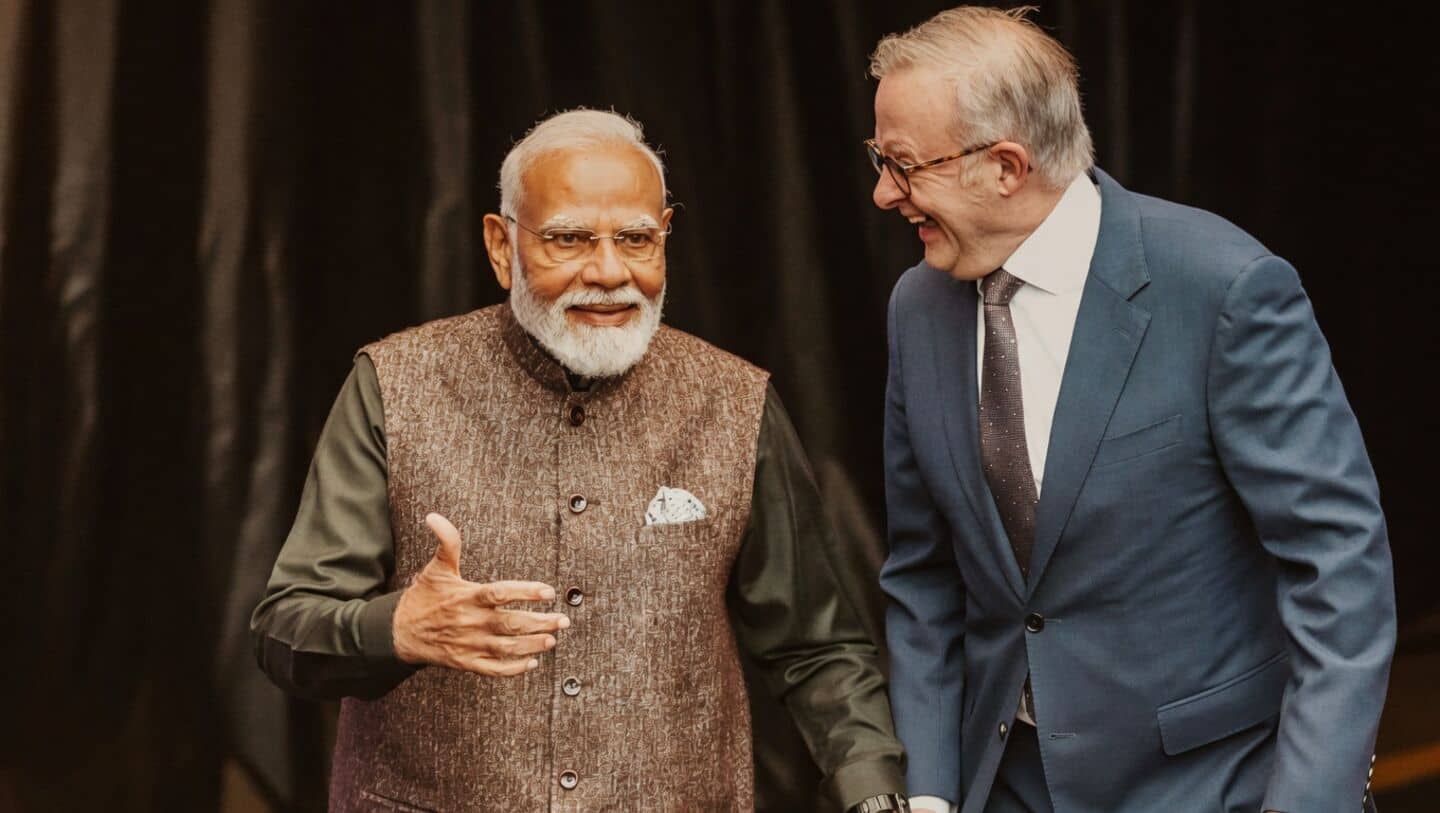 Modi tells Albanese '1 plus 1 is 11' in Australia