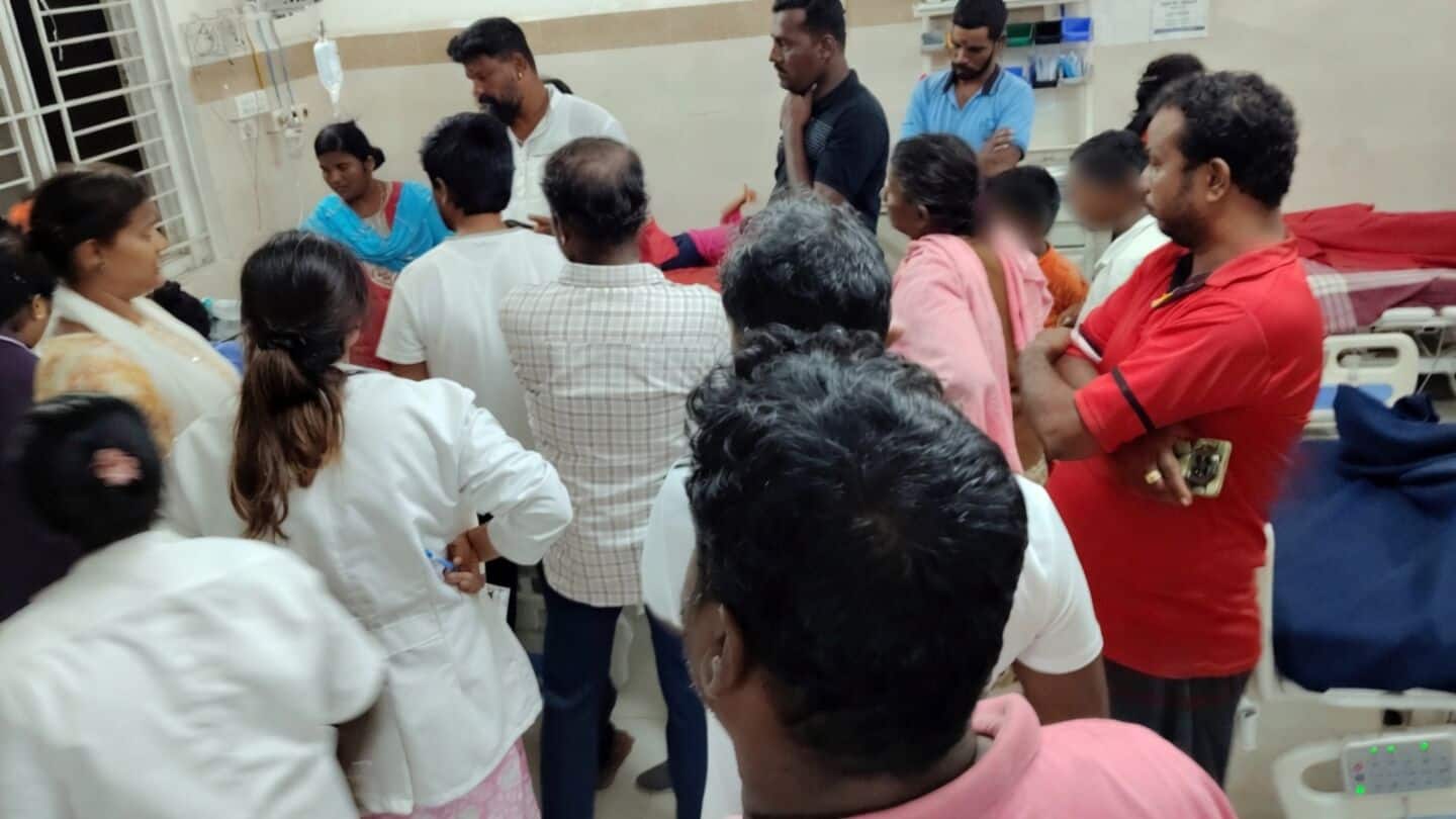 Bengaluru Ambedkar Residential School 11 students hospitalized with stomach pain