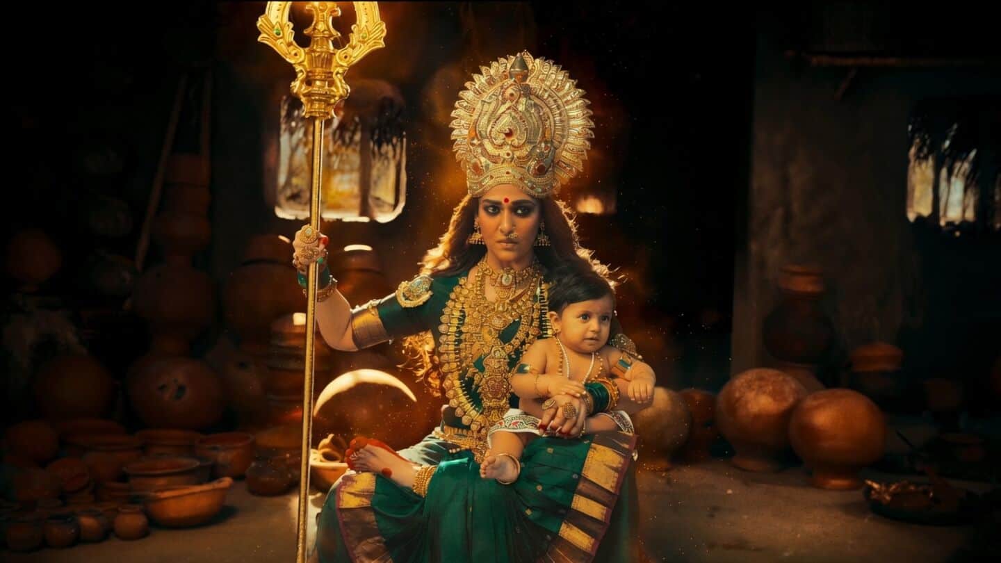 Nayanthara returns in 'Mookuthi Amman 2 - Maha Sakthi' teaser