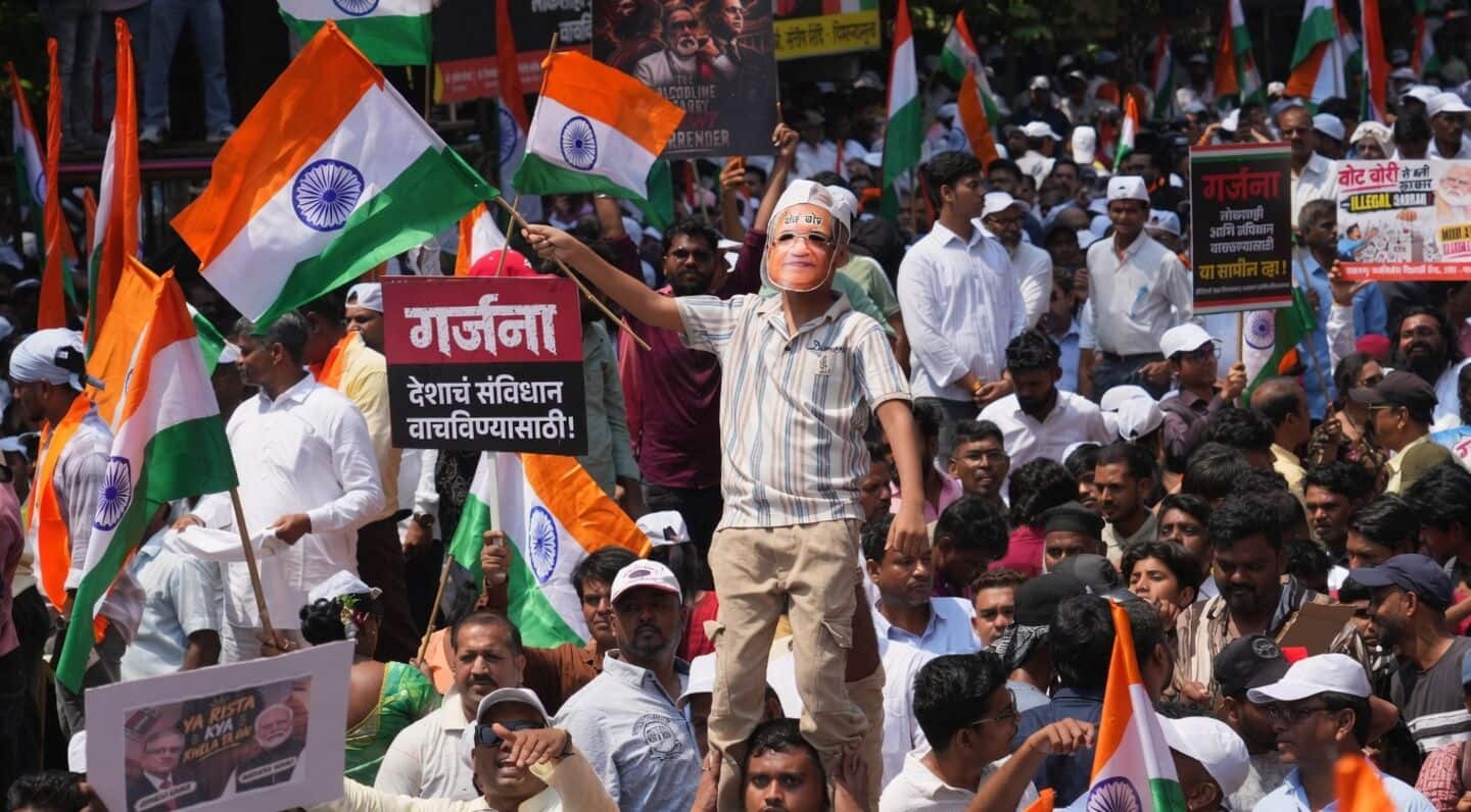Indian protests seek Election Commission chief's resignation over voter rolls