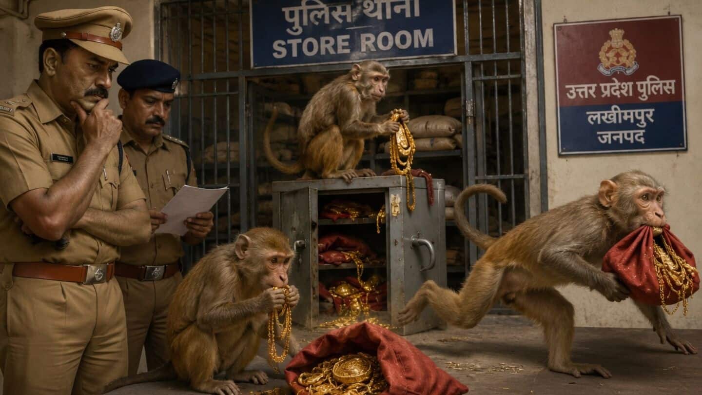 Kotwali Sadar police blamed monkeys for missing 2007 dowry gold