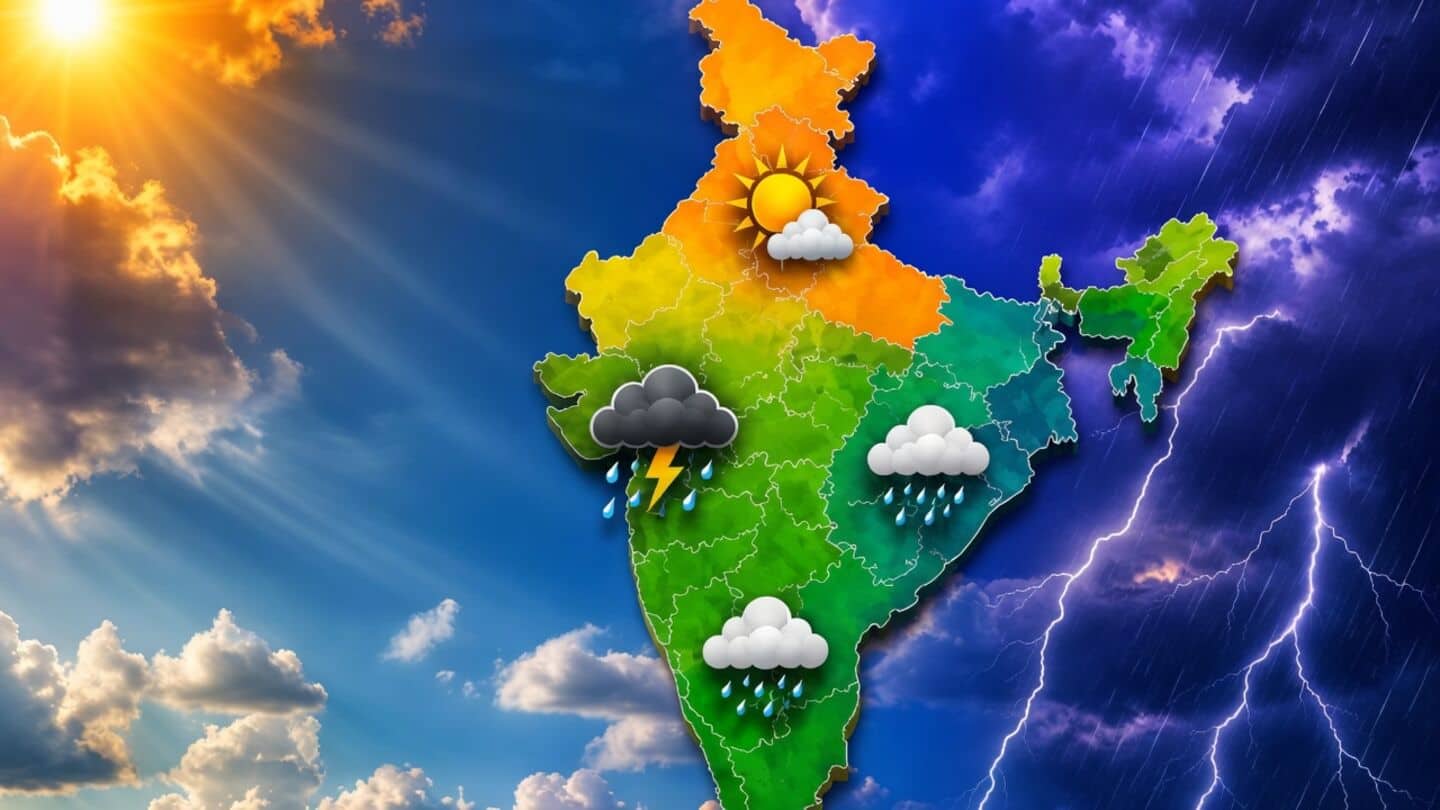 India Meteorological Department forecasts heavy rain through July 1