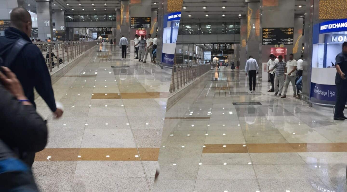 Delhi squall and heavy rain divert 9 flights at IGI