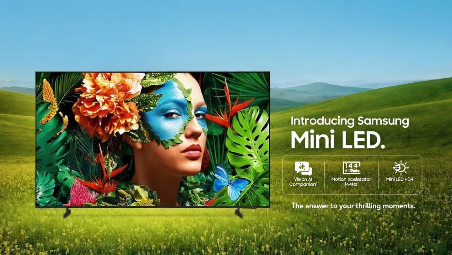 Samsung launches Mini LED TV lineup in India starting ₹42,990