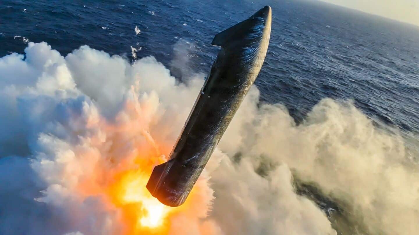 SpaceX releases videos of Starship upper stage splashdown near Australia