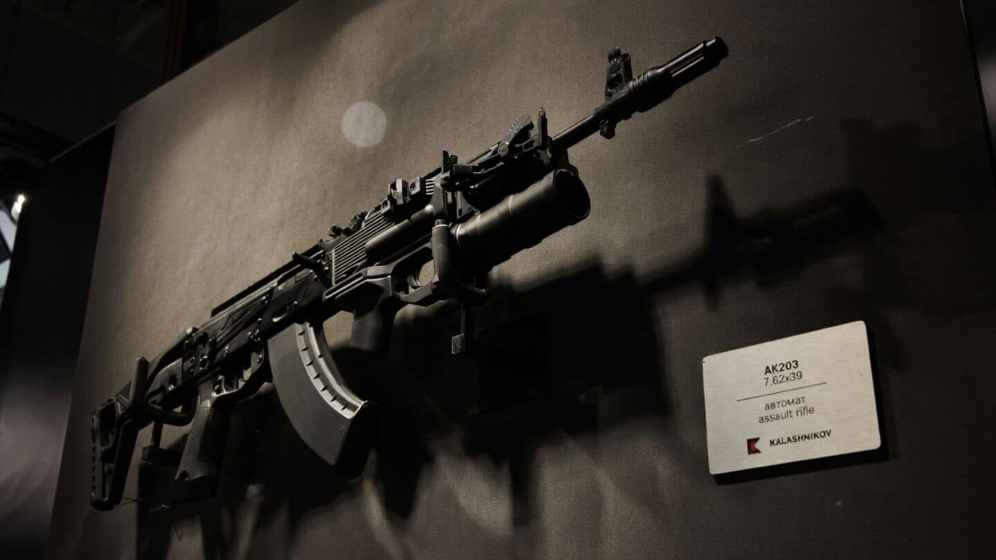 India successfully test-fired 1st 100% indigenous AK-203 assault rifle Sher