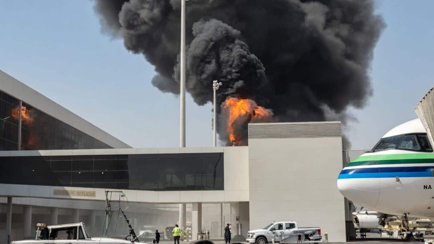 Saudi Arabia alerts stopped before Houthi strikes hit Riyadh airport