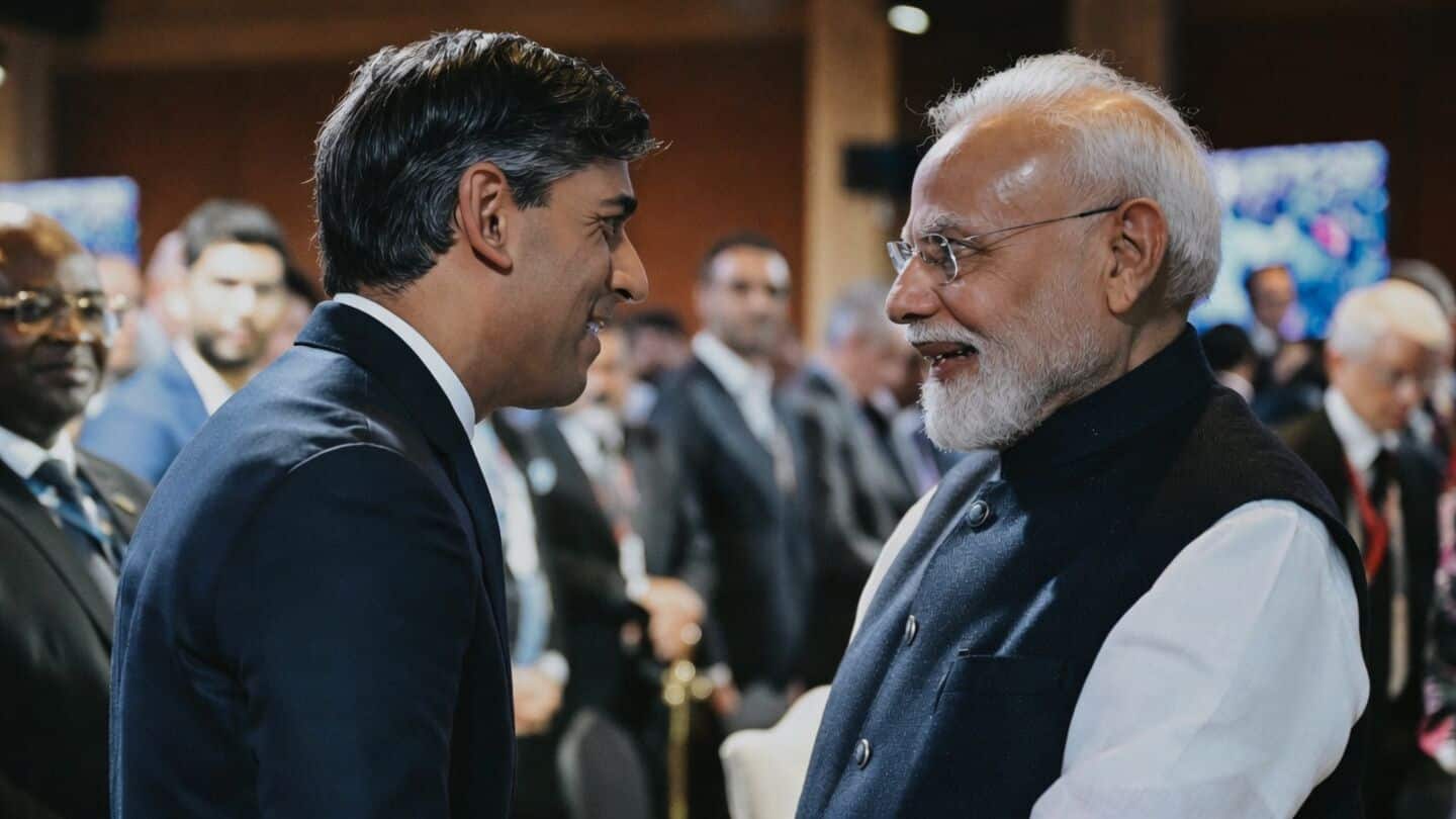 Rishi Sunak meets Narendra Modi marking 25 years in service
