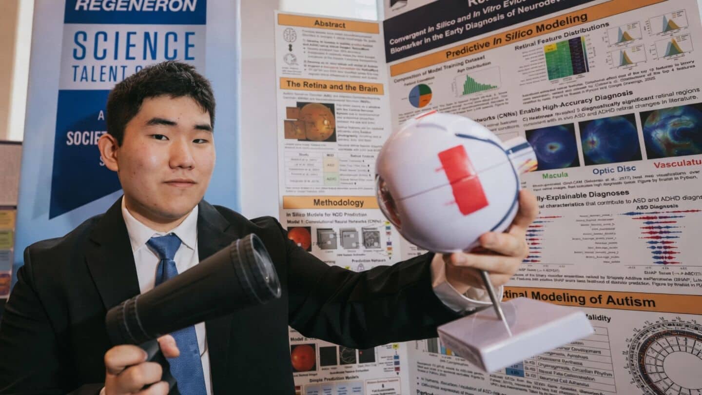 Edward Kang wins $175,000 for AI autism and ADHD screening