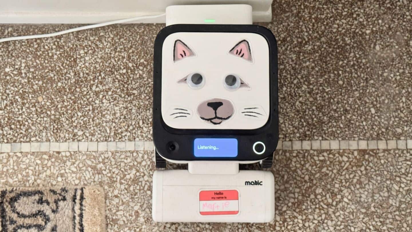 Matic vacuum gains voice and pointing control on Google Gemini