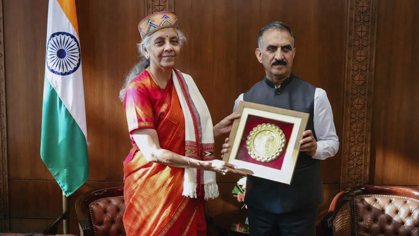 Himachal CM Sukhu meets FM Sitharaman, seeks 4% GSDP borrowing