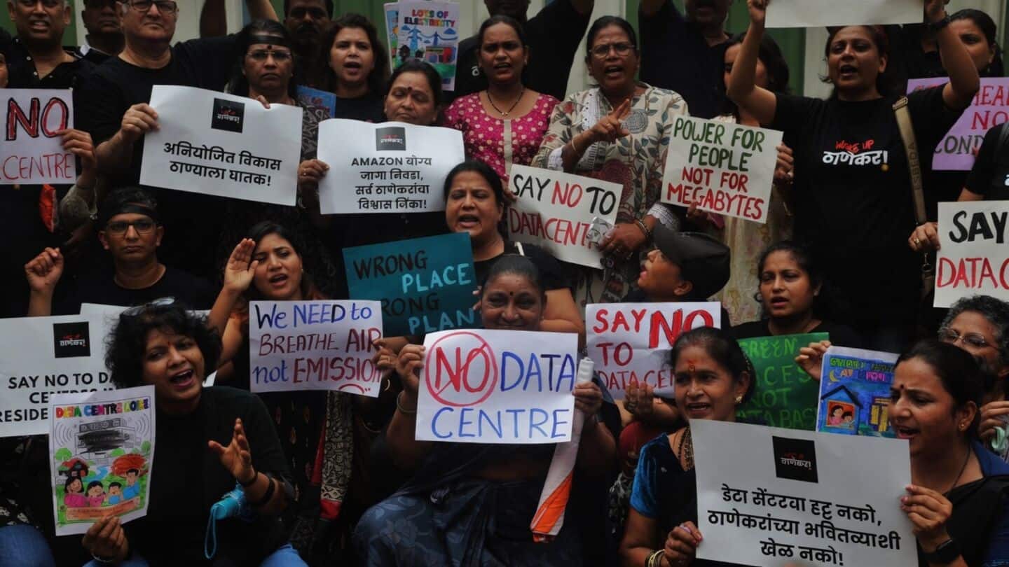 Thane and Visakhapatnam residents oppose Amazon, Google Adani data centers