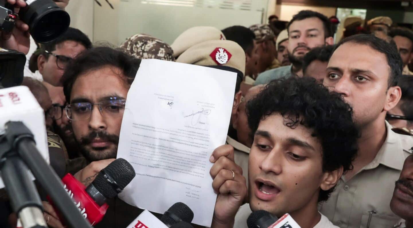 Cockroach Janta Party demands NEET reexam and Dharmendra Pradhan resign