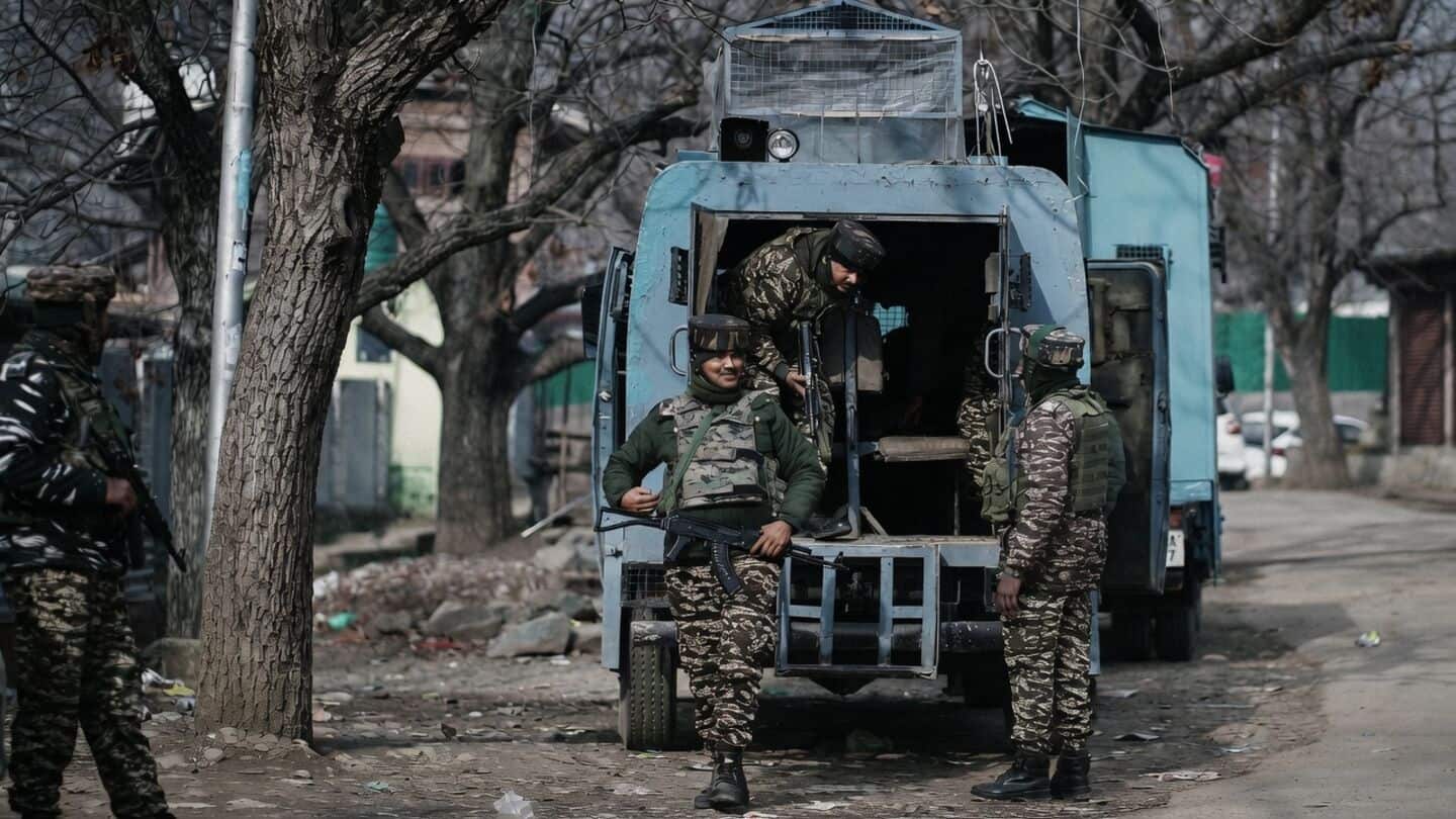 Security forces find AK-47, hand grenades in Surankote's Satharban cave