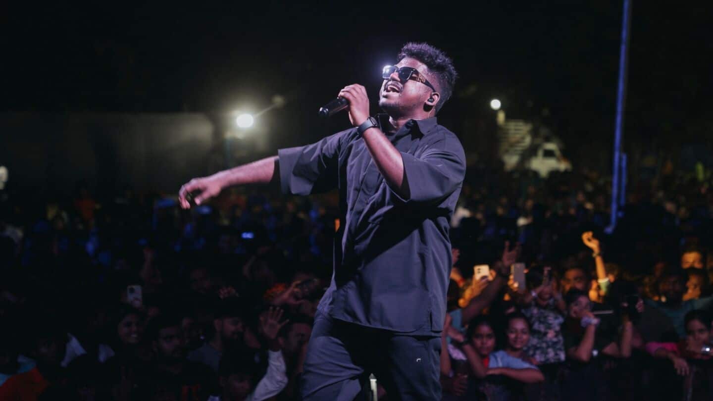 Chennai police detained then released rapper Arivu during NEET protest
