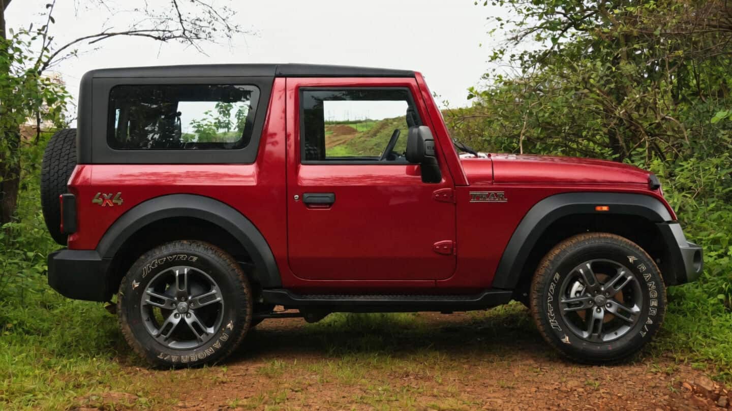 Mahindra Thar facelift expected September 22 with C-shaped DRLs