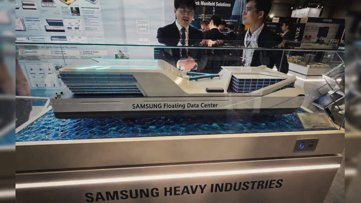 Samsung pursuing floating AI data centers that could use seawater