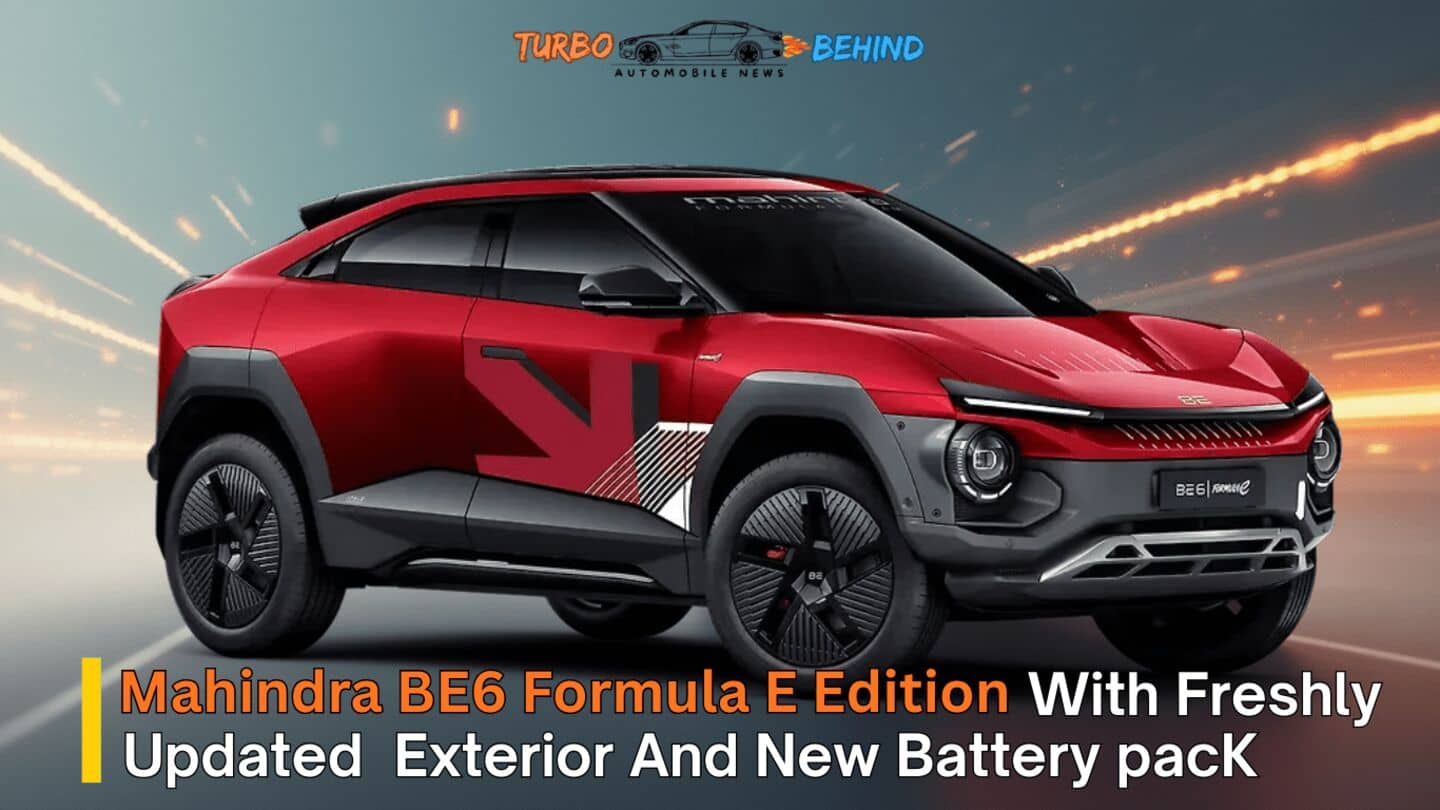 Mahindra BE 6 Formula E Edition: Bookings open January 14