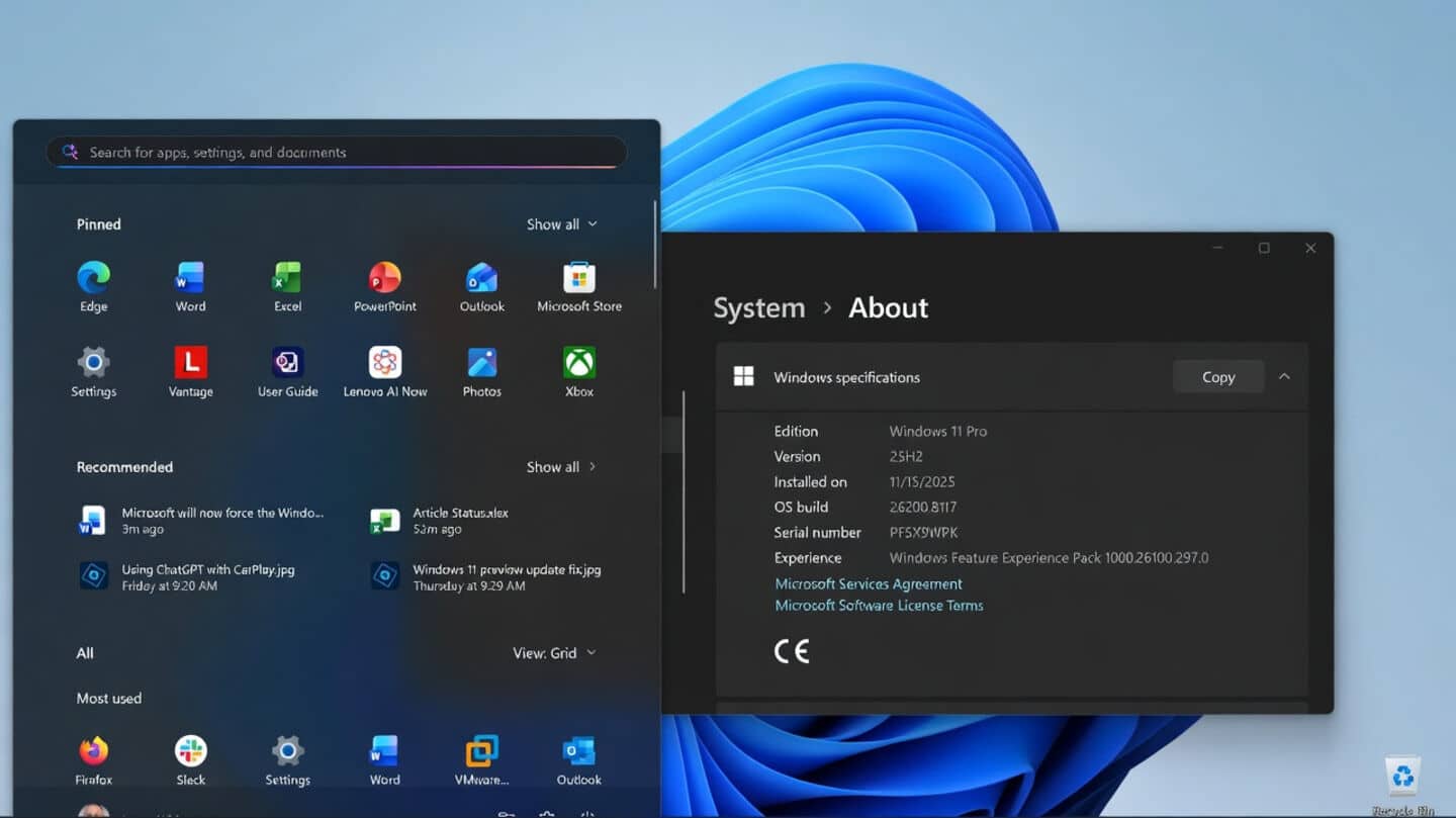 Microsoft pushes automatic update from Windows 11 24H2 to 25H2
