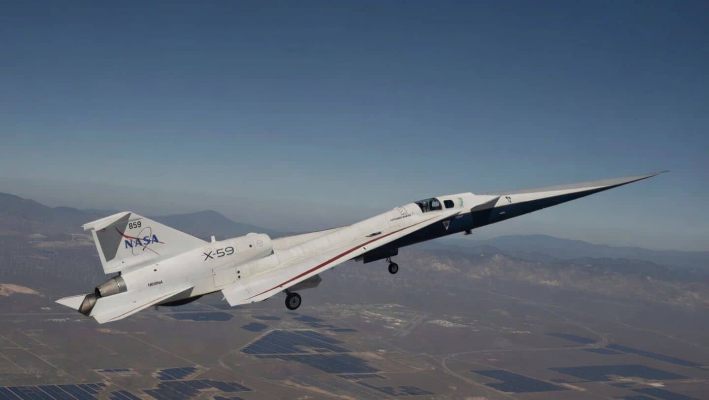 NASA's supersonic X-59 jet completes 2nd test flight