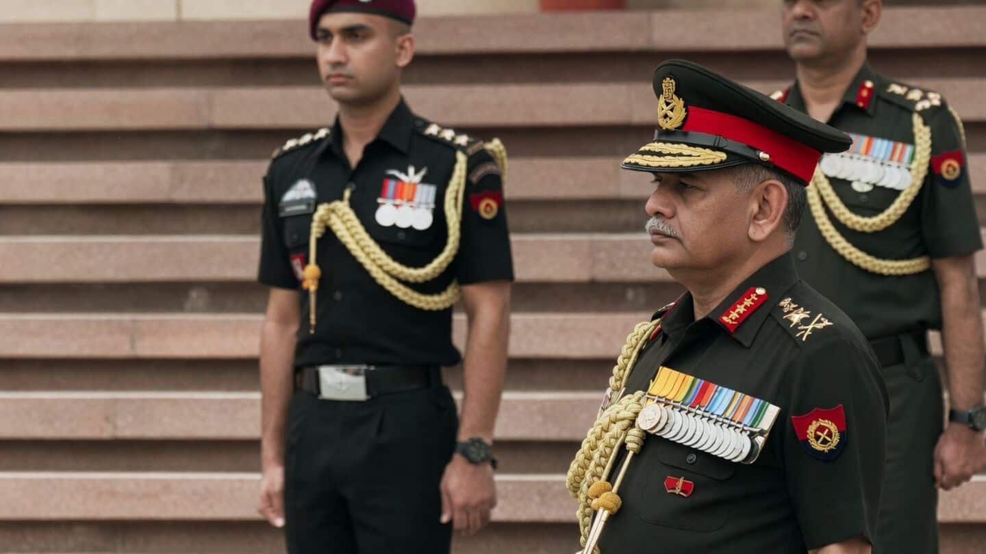 General Upendra Dwivedi steps down, lays wreath at Delhi memorial