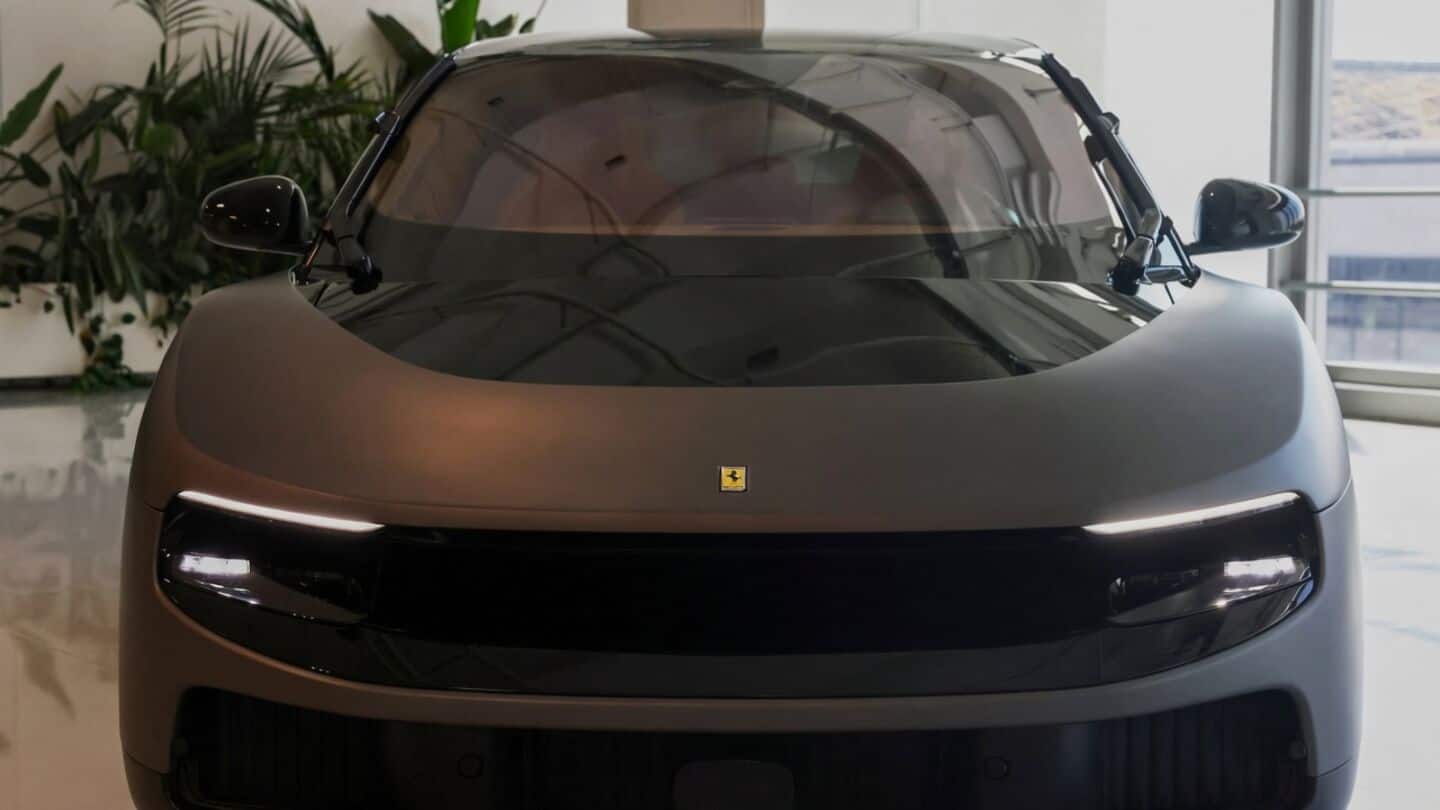 Ferrari's 1st electric Luce fetches $40 million at Monterey auction