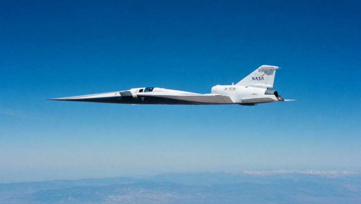 NASA's X-59 hits Mach 1.1 June 5, producing soft thumps