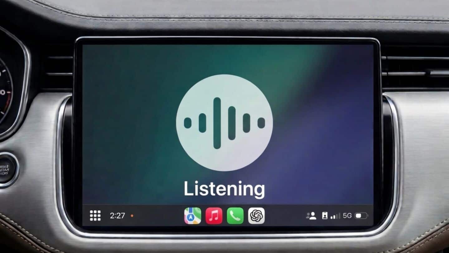 ChatGPT lands on Apple CarPlay with voice-only iOS 26.4 support