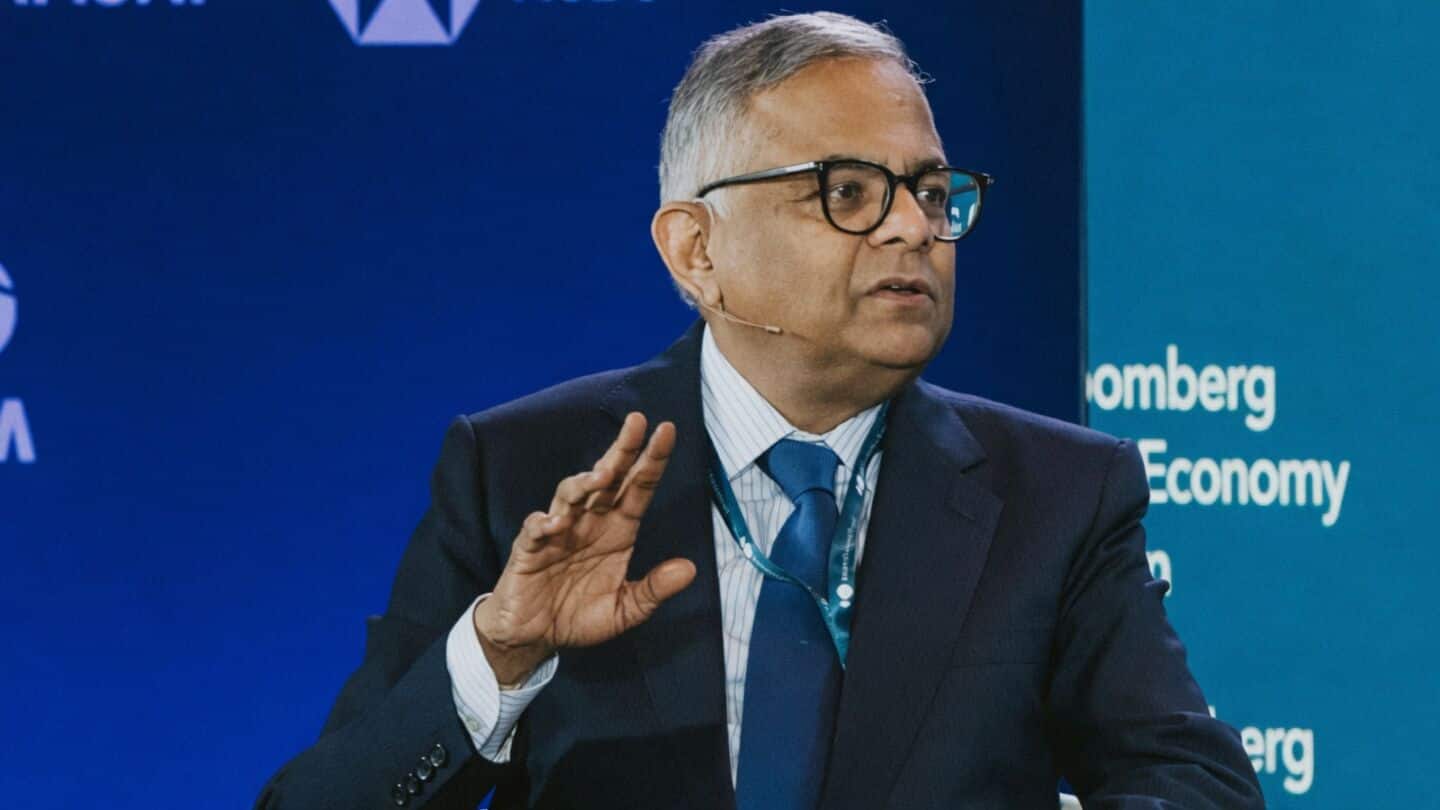 N Chandrasekaran urges partnership not just investment in India's chips