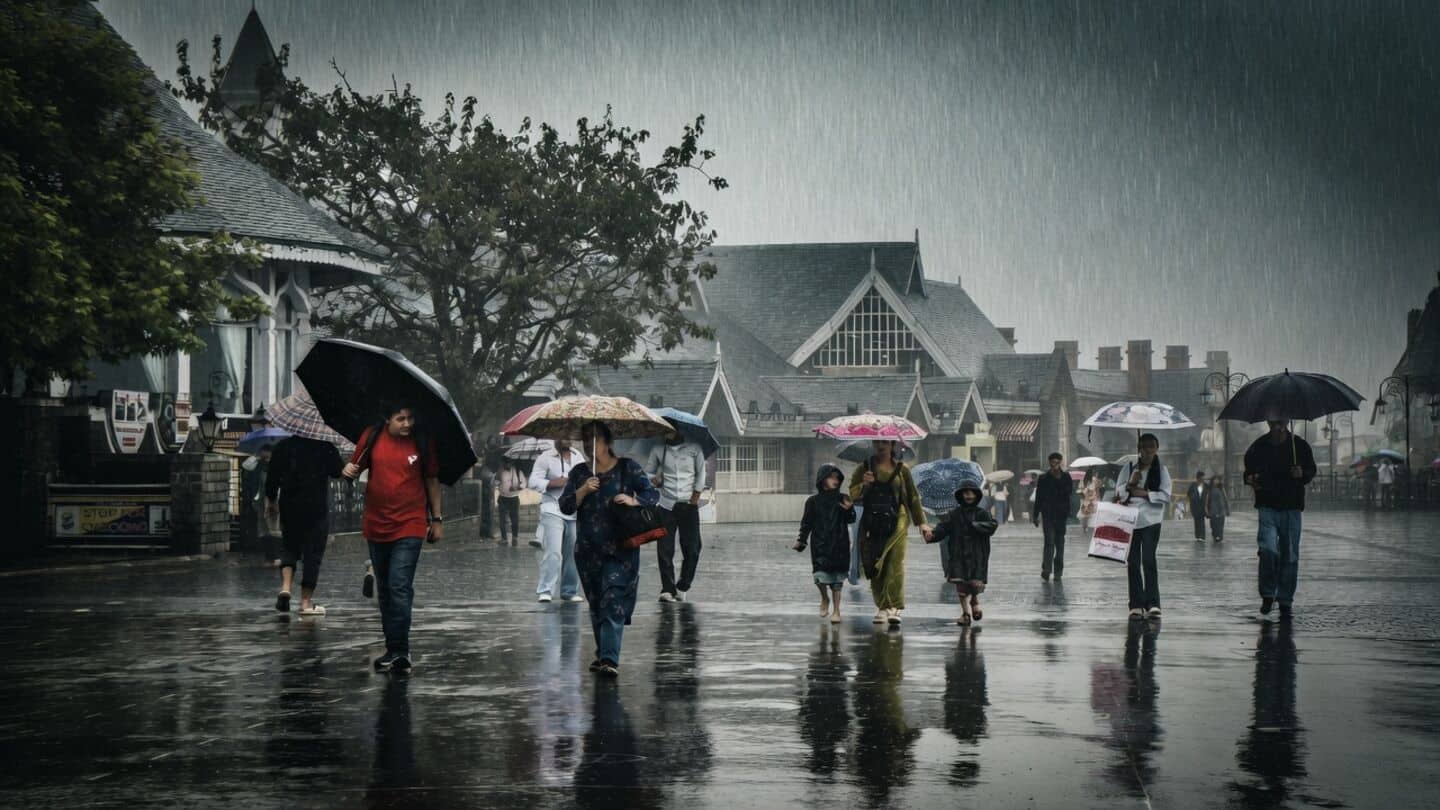 Himachal monsoon 9% below normal, IMD forecasts localized light-to-moderate rain