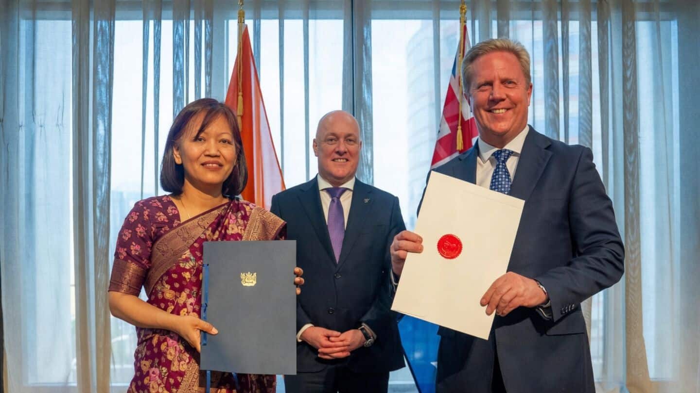 FTA between India and New Zealand formalized, effective October 20