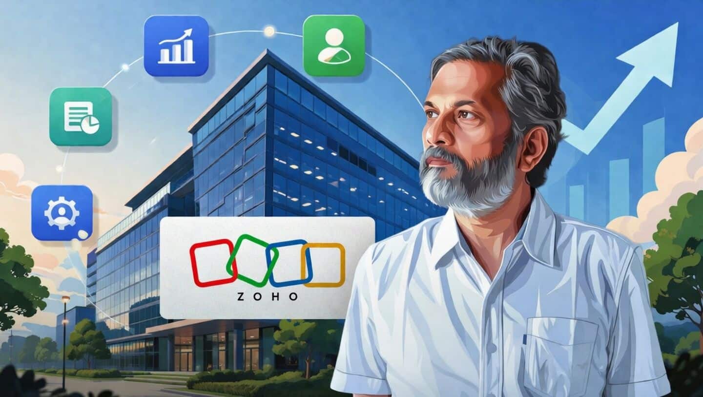 Zoho becomes India's 1st bootstrapped startup hitting ₹12,000cr in FY25