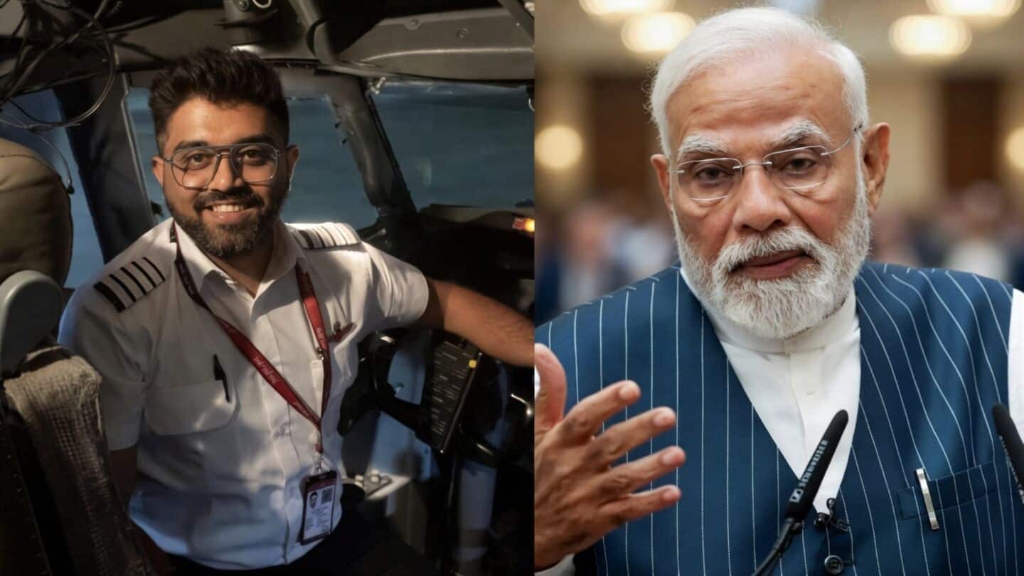 Prime Minister Modi hails Captain Smit Machchhar after Flydubai incident