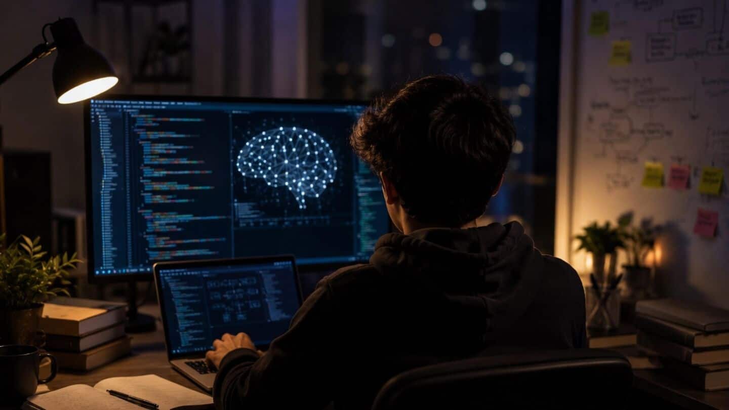 Teen Ayush Singh reportedly earns ₹1cr monthly teaching AI online