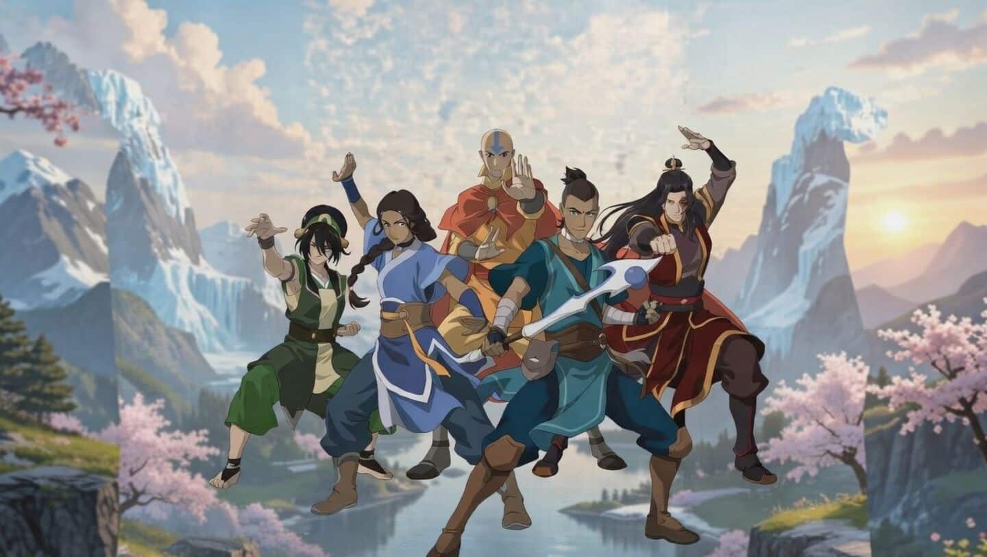 'Avatar Aang' 1st look: Adult Aang, Katara, Sokka, Zuko