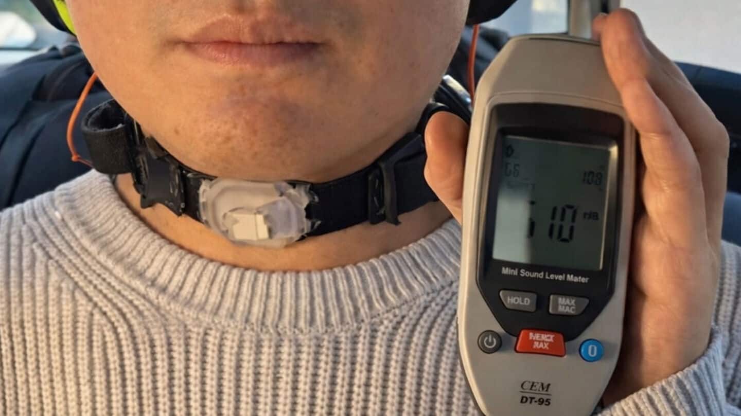 South Korean POSTECH builds neckband converting silent mouthing into speech