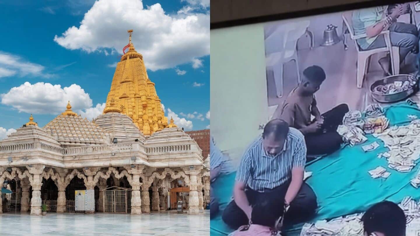 Gujarat's Ambaji Temple tightens security after donation theft on CCTV