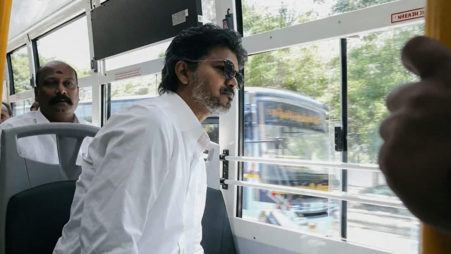 Tamil Nadu CM Vijay launches 300 TNSTC busses in Chennai