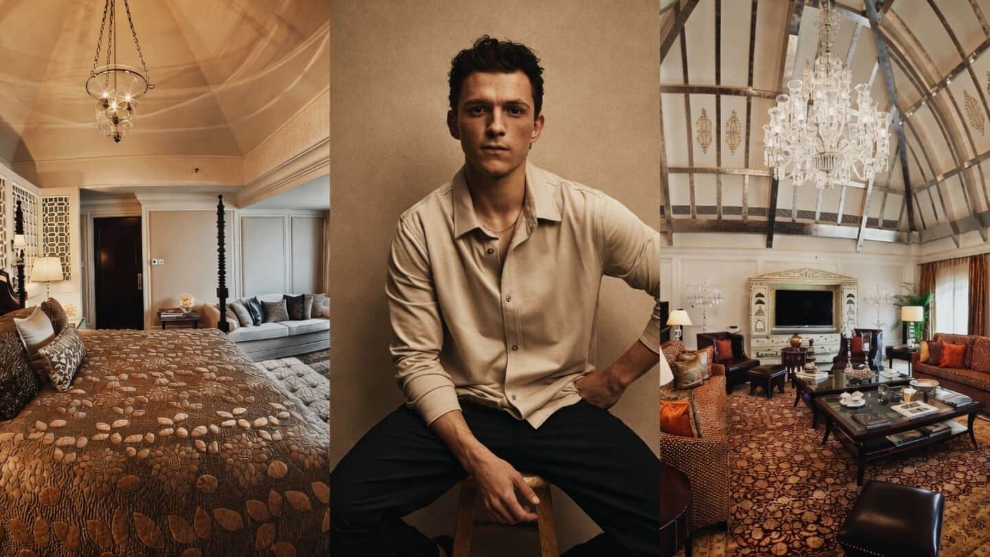 Holland stays at Taj Mahal Palace Mumbai for 'The Odyssey'
