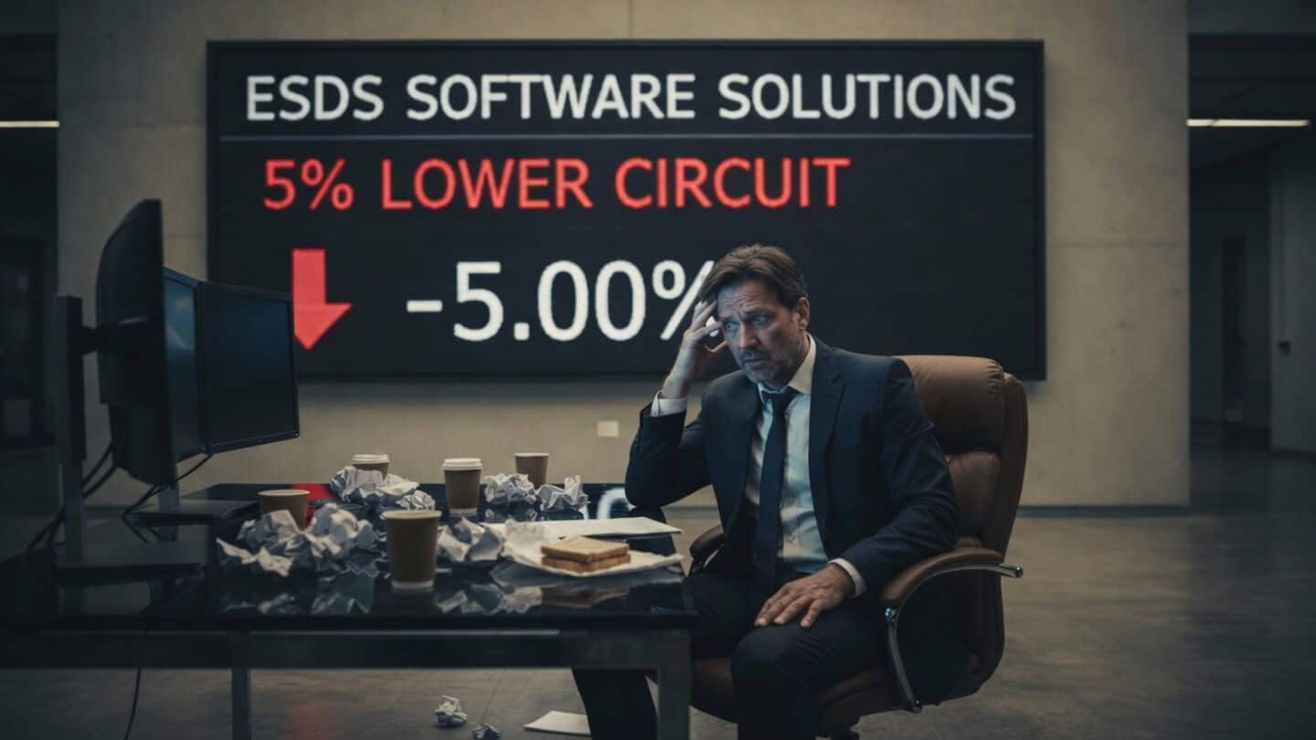 ESDS stock hits lower circuit after Q1 fiscal 2027 results