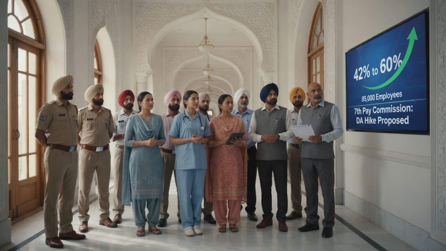 Punjab seeks DA rise from 42% to 60% for 85,000