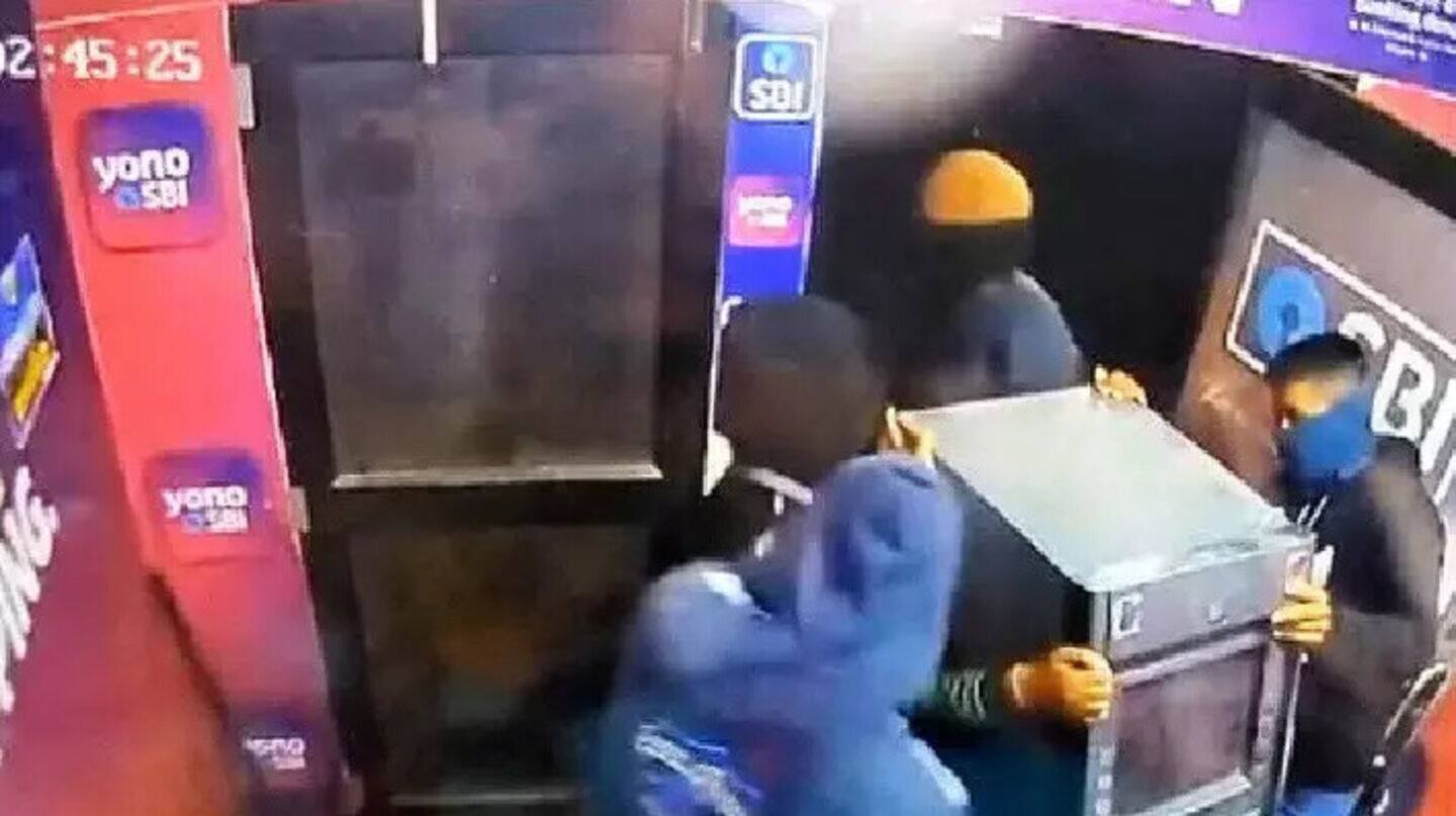 Odisha: Six robbers steal ₹5.72 lakh by uprooting ATM