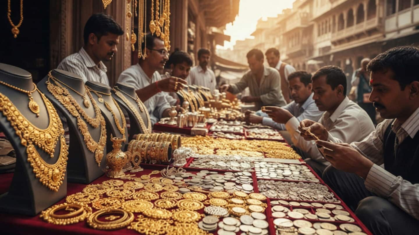 Gold slips to ₹1.47L per 10g on MCX, silver gains